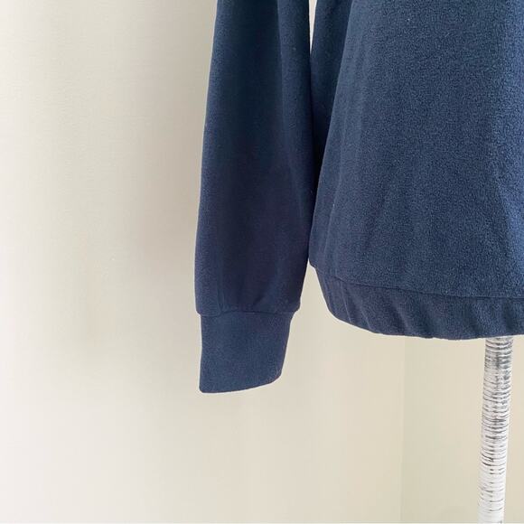 Dudley Stephens Baldwin Turtleneck Sweater Mock Neck Elastic Band Terry Fleece - Picture 4 of 7